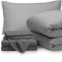 Bare Home Bed-in-a-Bag 5-Piece Comforter and Sheet Set
