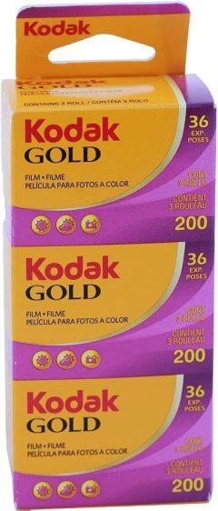 Kodak Gold 200 Film 3-Pack