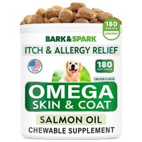 Bark&Spark Soft Chewable Omega-3 Supplement, 180 Pieces