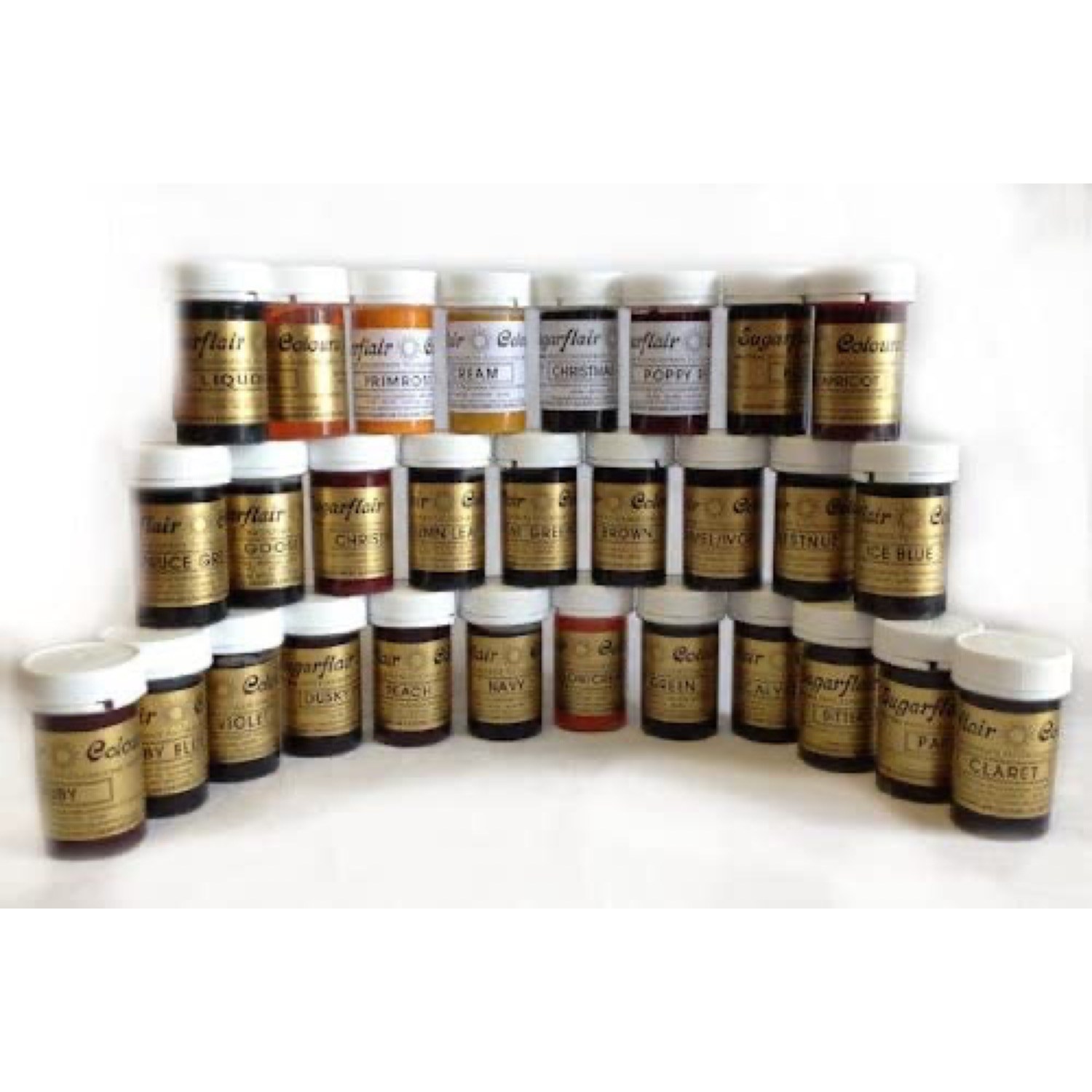 Sugarflair Full Set High Concentrate Food Colourings