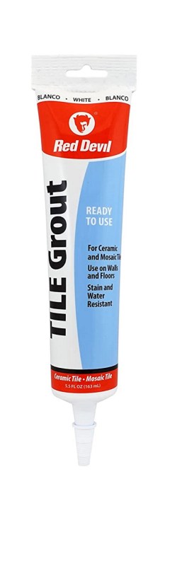 Red Devil Pre-Mixed Tile Grout Squeeze Tube