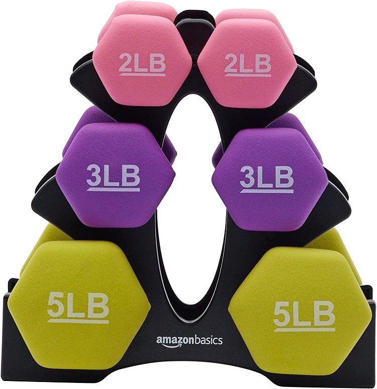 AmazonBasics Neoprene Dumbbells
