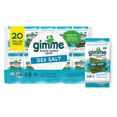 gimMe Roasted Seaweed Snacks, Sea Salt