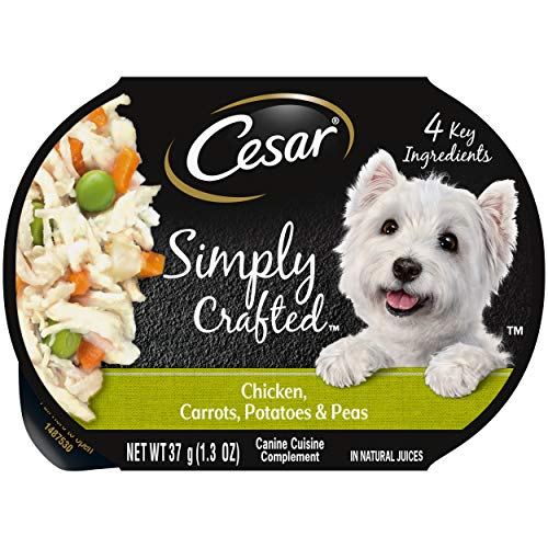 Cesar Simply Crafted, Chicken, Carrots, Potatoes, &amp; Peas