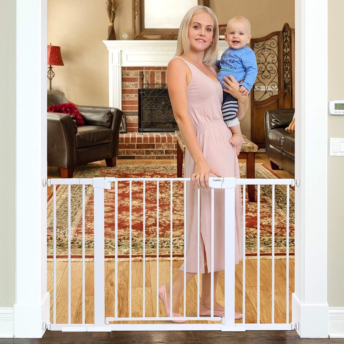 Cumbor Extra Wide Baby Gate for Stairs