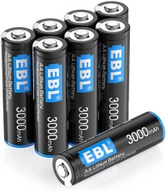 EBL AA Lithium Battery