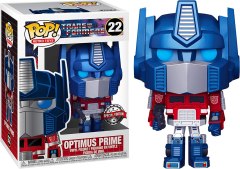 Funko Pop! Metallic Optimus Prime Retro Toy