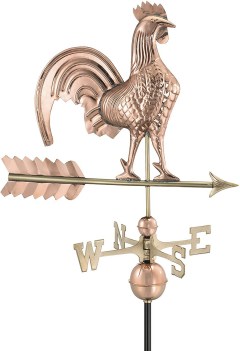 Good Directions Rooster Weathervane with Garden Pole