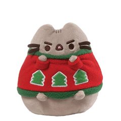 Gund Pusheen Holiday Sweater Stuffed Animal