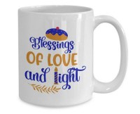 The Smartest Gift Blessings Of Love And Light Hanukkah Coffee Mug