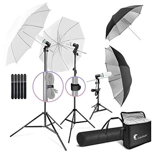 LimoStudio 600W Day Light Umbrella Continuous Lighting Kit