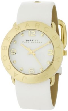 Marc by Marc Jacobs Women's Amy White Dial Watch