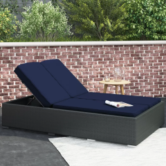 Modway Sojourn Wicker Rattan Outdoor Patio Double Chaise