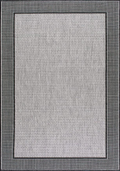 nuLOOM Gris Border Indoor/Outdoor Area Rug