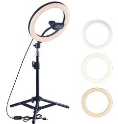 OXENDURE Tripod Stand With Ring Light