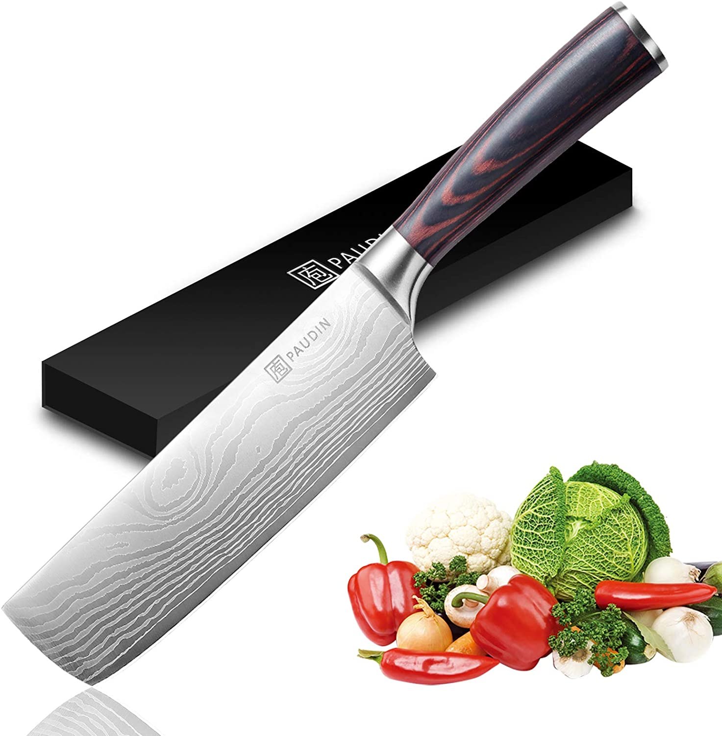 Paudin Razor Sharp Nakiri Knife