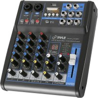 Pyle Professional Audio Mixer Sound Board