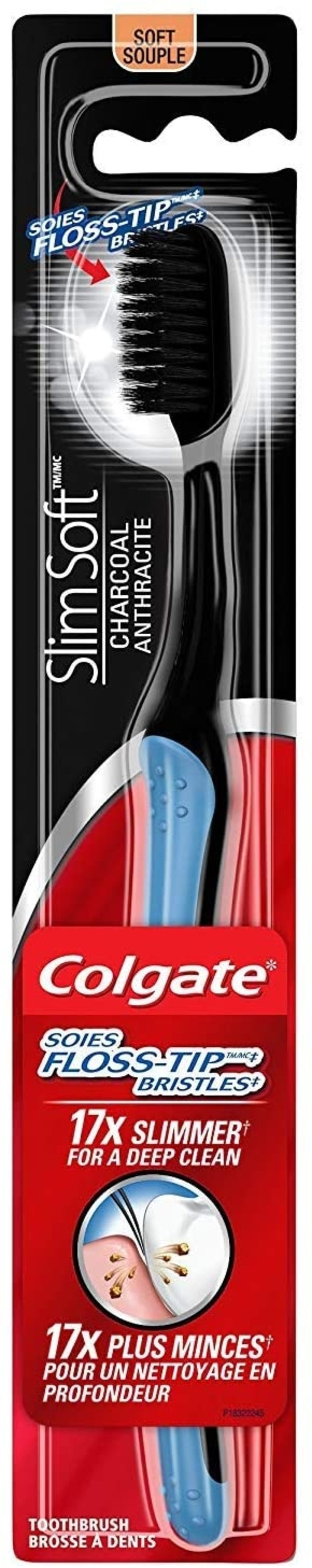 Colgate Slim Soft Charcoal Toothbrush