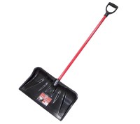 Bully Tools Combination Snow Shovel with Fiberglass D-Grip Handle