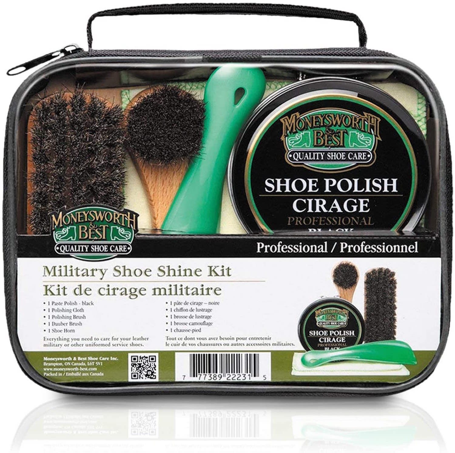 Moneysworth &amp; Best Quality Shoe Care Military Shoe Shine Kit