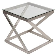 Signature Design by Ashley Coylin Glass Top End Table