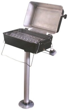 Springfield Dlx Propane Pedestal Grill