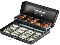 INFUN Cash Box with Money Tray
