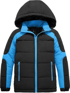 ZSHOW Boys' Hooded Puffer Jacket